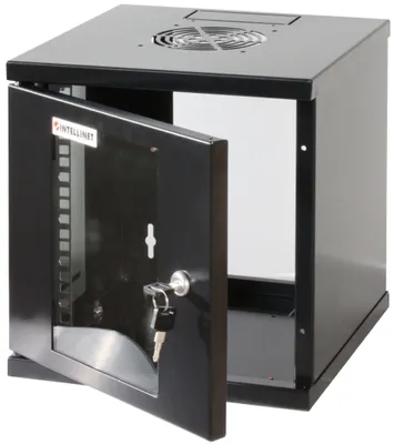 Immagine prodotto di INTELLINET Wandverteiler 10" 6HE 300x300mm schwarz,montiert