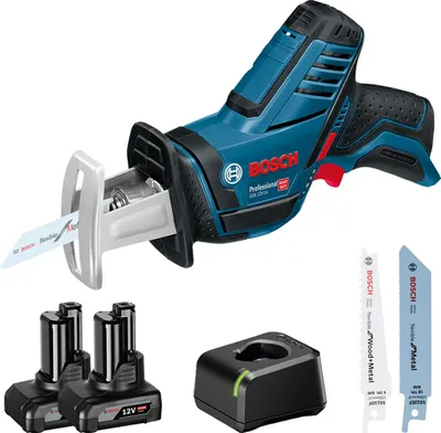 Produktbild von Bosch Akku-Säbelsäge GSA 12V-14 / 2x 4,0 Ah Akku + Ladegerät