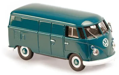 Image de Maxichamps 940052200 VW T1 Bus Fourgon 1963 turquoise 1:43