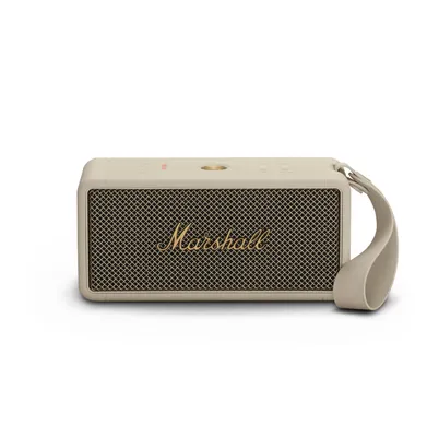 Zdjęcie produktu dla Przenośny głośnik stereo Marshall MIDDLETON CREAM w kolorze kremowym