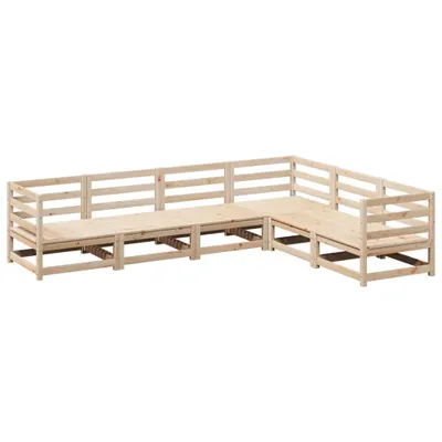 Produktbild von 6-tlg. Garten-Sofagarnitur Massivholz Kiefer