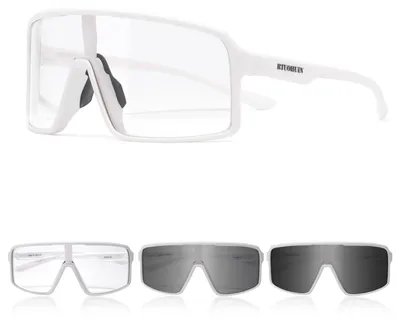 Zdjęcie produktu dla Okulary sportowe z fotochromowymi soczewkami i ochroną UV400