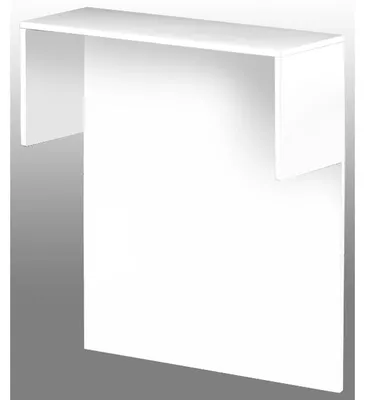 Produktbild von Sichtschutz mit Thekenfunktion StageOne Form4 BxTxH 75x32x35cm weiß