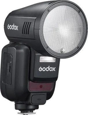 Produktbild von Godox V100, 1,7 s, Drahtlose Verbindung, 32 Kanäle, 616 g, Kompaktes Blitzlicht