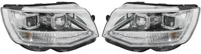 Produktbild von Scheinwerfer Set Hauptscheinwerfersatz für VW Multivan VI (SGF, SGM, SGN) Transporter VI Bus (SGB, SGG, SGJ) Transporter VI Kastenwagen (SGA, SGH)