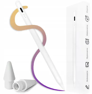 Produktbild von INfloo Pencil Gen 3 Stylus für Apple iPad Air Pro Aktiver Stift mit 3 Spitzen