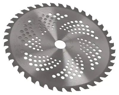 Imagen del producto de Cuchilla de cortacésped de acero inoxidable para desbrozadoras