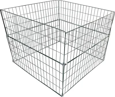 Produktbild von Metall Komposter Gartenkomposter 90x90x70 cm Drahtkomposter Metallgitter grün