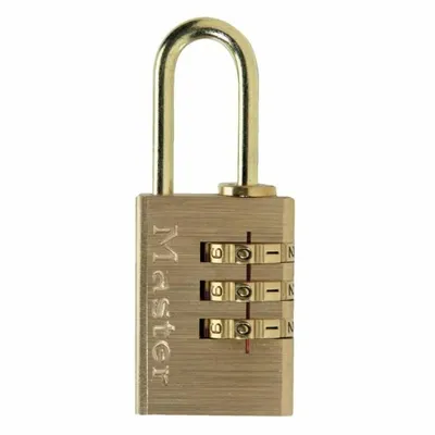 Obrázok produktu pre MASTER LOCK 620EURD, Visiaci zámok na batožinu, Každá značka, Hliník, Mosadz, Oceľ, Batoh, Batožina