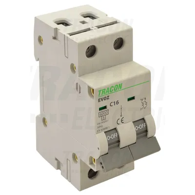 Obrázok produktu pre Tracon Electric Istič EVOZ2B16 2p/B/16A