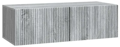 Produktbild von vidaXL Wandmontierter TV-Schrank 98 x 41 x 30 cm Sonoma-Grau