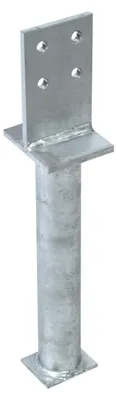 Produktbild von Alberts T-Pfostenträger mit .Steg zum Einbetonieren feuerverzinkt 130 x 300 mm