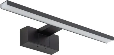 Immagine prodotto di Lampada da parete LED alluminio L: 40 cm IP44 Nero bianco neutro 4000 K 600 lm Applique moderna
