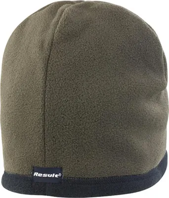 Produktbild von Result Winter Essentials RC142X | Reversible Microfleece Bob Hat Wintermütze - Farbe: Olive Green/Black - Größe: M