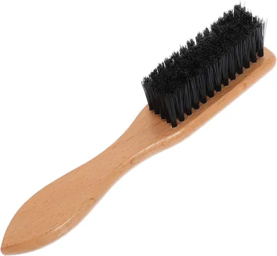 Produktbild von Bartkamm und Bartbürste mit Naturborsten Komfortabler Griff Tragbar für Herren Bartstyling und Tägliche Pflege