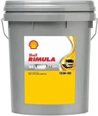 Produktbild von 20 Liter SHELL 15W-40 Rimula R4 L MAN M 3575 MB 228.31 MTU-2.1 Renault RLD-3 Volvo VDS-4