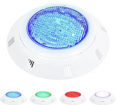 Produktbild von RGB-LED-Schwimmbadlampe – 36 Watt Leistung – 3600 Lumen – Wasserdicht mit Fernbedienung – 12 Volt