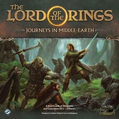 Obrázek produktu pro Asmodee The Lord of the Rings: Journeys in Middle-Earth, Stolní hra, 14 rok/roky, 60 min