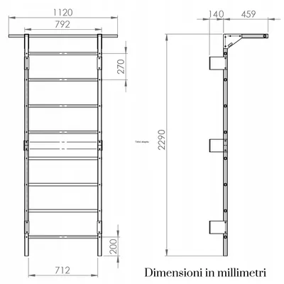 Immagine prodotto di Barre a muro con barra per trazioni Barra per trazioni Attrezzi da palestra Parete per palestra fitness Struttura per arrampicata fino a 250 kg Palestra Attrezzatura sportiva per adulti Palestra domestica