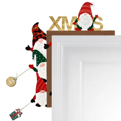 Türrahmen-Dekoration Weihnachten, 1 Stück, 15x21x2 cm
