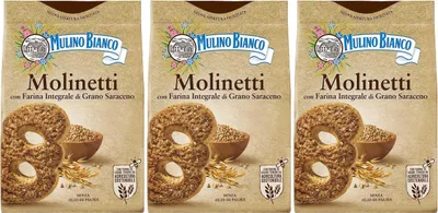 Produktbild von MULINO BIANCO Molinetti - Italienische Vollkornkekse 800g (Molinetti, x3)