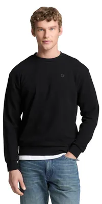 Obrázok produktu pre Tom Tailor Denim, pánska mikina, model 1050307, farba: 29999 (čierna), veľkosť: M