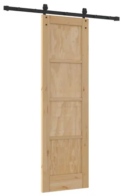 Obrázek produktu pro VidaXL Posuvné dveře ORKDAL, 61 x 198,5 cm, masivní borové dřevo, přírodní barva