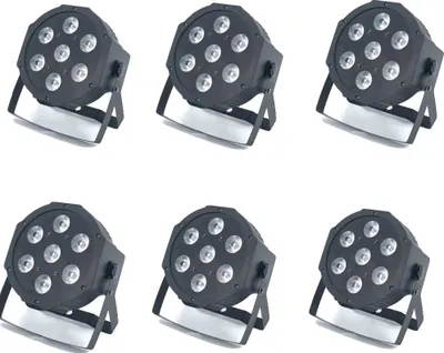 Image de Eclairage scénique LED, puissance 90W, contrôle DMX, 6PCS7X12W RGBW, EU -Stecker