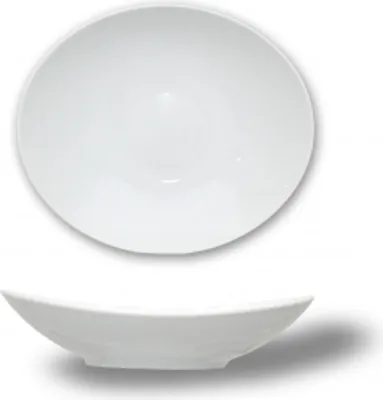 Produktbild von Thun 1794 Ovale Kompottschale, Tschechisches Porzellan, Loos, weiß, 18 cm, Thun