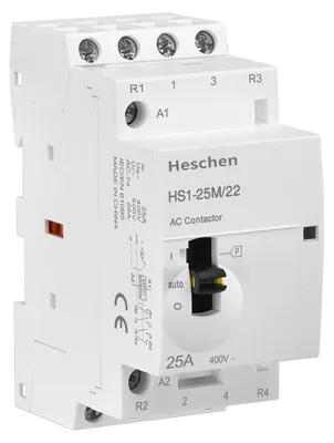 Modularer AC-Schutz 25 A, 4-polig, 2NO 2NC, 220 V AC, DIN-Schiene