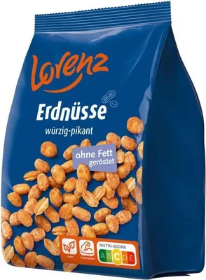 Produktbild von Lorenz Erdnüsse würzig pikant köstlich aromatisch geröstet 1000g