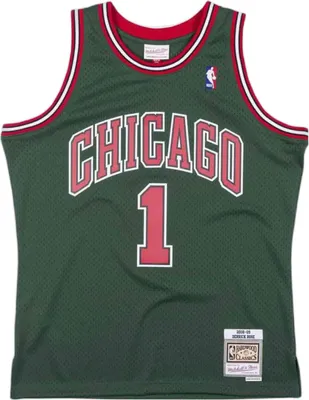 Zdjęcie produktu dla Mitchell & Ness Koszulki Nba Swingman Chicago Bulls Derrick Rose, SMJYCP19241CBUDKGN08DRS, Rozmiar: 173