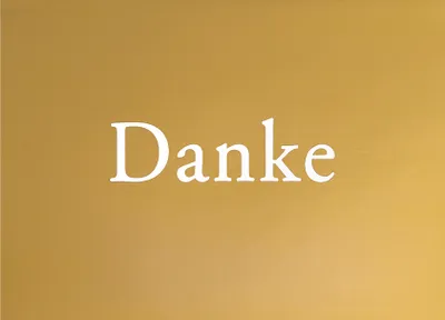 Produktbild von Danksagung  Mehrstückpackung  5 Danksagungskarten im Format 105x145cm