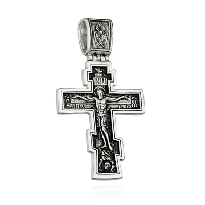 Produktbild von Kettenanhänger 925 Silber Kruzifix 40,5mm x 31mm Göttliche Eleganz im Detail Elo