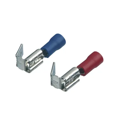 Produktbild von REV Flachstecker-Set, rot und blau, 24 Stück