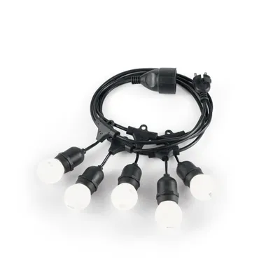 Produktbild von Aufhängung Modern Fiesta Kunststoff Schwarz 5 Lichter E27
