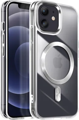 Produktbild von Avizar, MagSafe Hülle für Apple iPhone 12 / 12 Pro Cristal Color, Silber