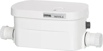 A white SFA SANIBROY Lomac Suverain 20 FFA Dusche Hebeanlage Kleinhebeanlage is shown against a white background.
