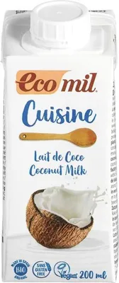 Productafbeelding van Ecomil Kokosmelk Cuisine (200 ml)