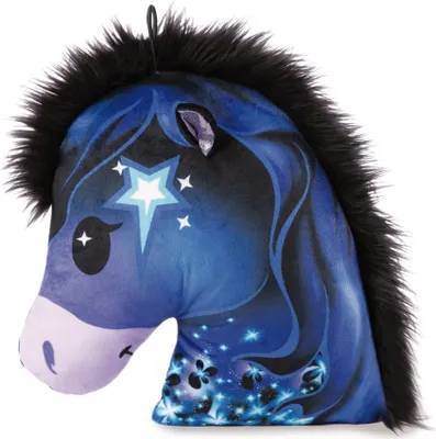 Produktbild von NICI Kissen Pony Starflower mit Band 33x33cm, GRÜN
