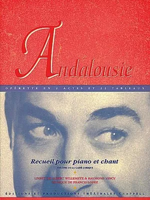 Produktbild von Francis Lopez, AndalousiePiano, Vocal and Guitar
