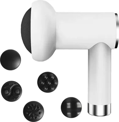 Produktbild von MODFU Massagepistole, Massagepistole Massage Gun für Tiefes Gewebe, mit 5 Köpfe USB C Aufladung Rücken Massagepistole Massagegerät zur Muskel Massage Entspannen, Bestes Geschenk für Familie