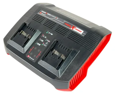 Image de Einhell Power X-Twincharger 3A chargeur double 18 V 3 A ( 4512069 ) pour toutes les batteries Power X-Change Li-Ion