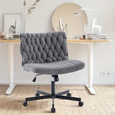 Imagen del producto de Silla de oficina – Silla giratoria ergonómica con asiento de espuma viscoelástica y altura ajustable