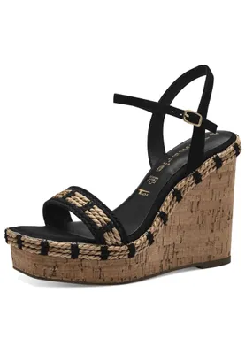 Produktbild von Tamaris Damen Klassische Sandalen 1-28041-42 001 Farbe: Schwarz Größe: 41