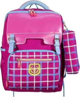 Produktbild von SCOOLSTAR Rucksack für Schüler | Freizeitrucksack| Daypack Kinderrucksack Backpack | 20 Liter | 700 Gramm Schulrucksack inkl. Federmäppchen |  PINK