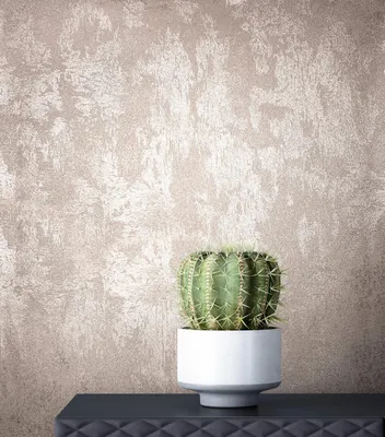 Produktbild von NEWROOM Tapete Rosa Vliestapete Glänzend - Beton-Optik Industrial   Beton Unifarbe Unitapete Loft Putz-Optik