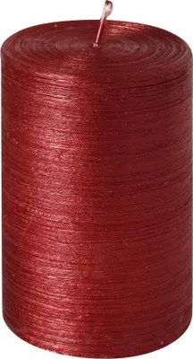 Produktbild von Steinhart Stumpenkerze Glory Ø 6,8 x 10 cm rubin