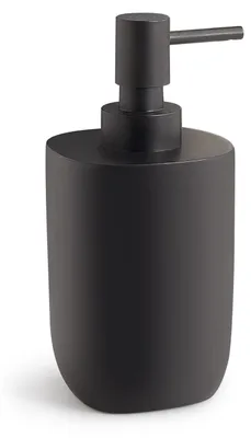 Immagine prodotto di Dispenser sapone da appoggio in resina nero opaco | Yucca