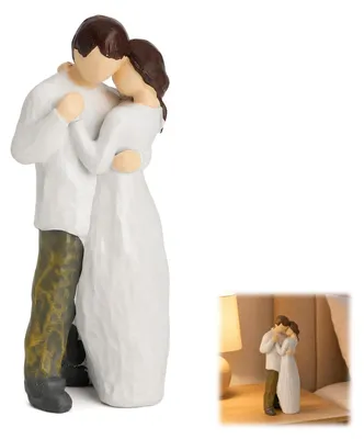 Liebespaar-Figur aus Kunstharz, 21 cm, Hochzeitsgeschenk